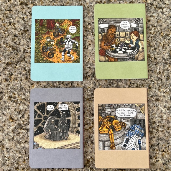 Star Wars - Darth Vader and friends journal set.pack of 4 - Picture 2 of 7